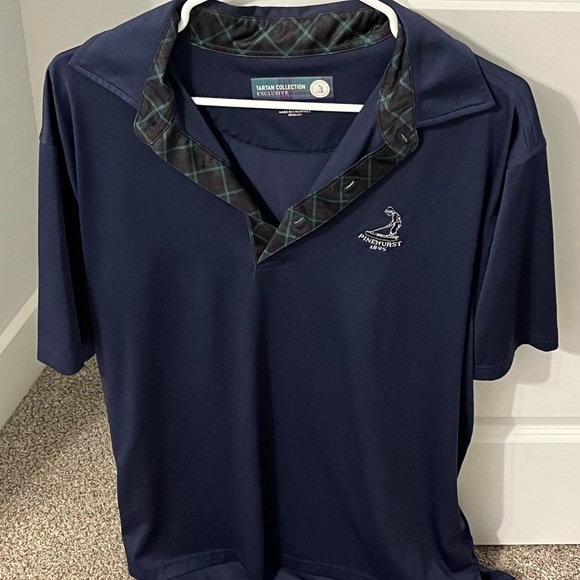 Pinehurst tartan collection.  Large golf shirt - Picture 3 of 5